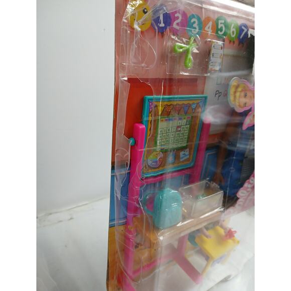 NWT Barbie Careers Teacher Playset with Blonde Doll, Toddler Doll & Accessories - Picture 3 of 8